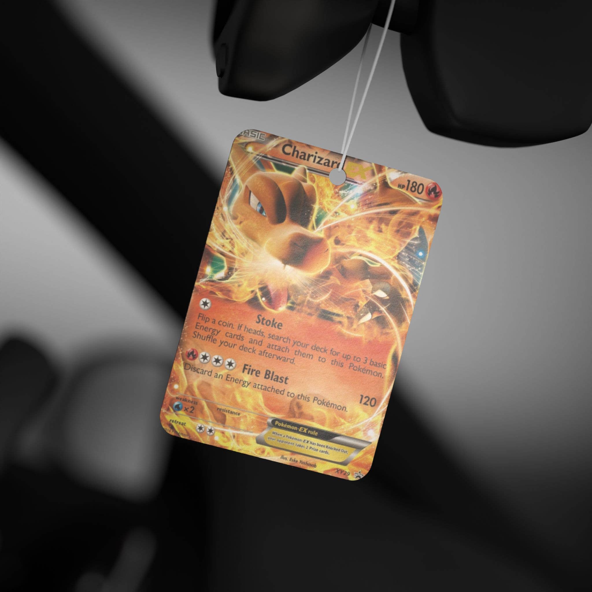 Charizard Pokémon Car Freshener- Mango Scent 