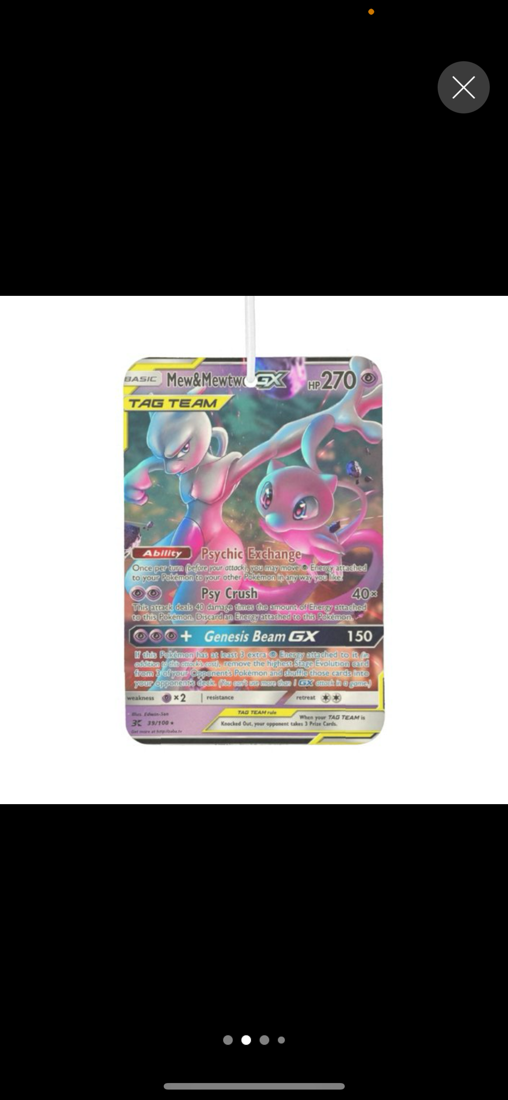 Poke Mew Car Freshener- Orchid Scent 