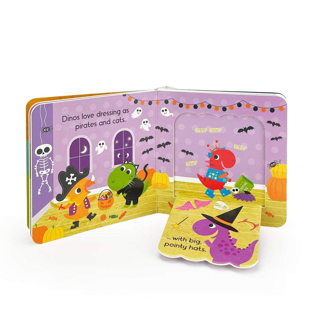Dinos Love Halloween Lift-a-Flap Dinosaur Board Book