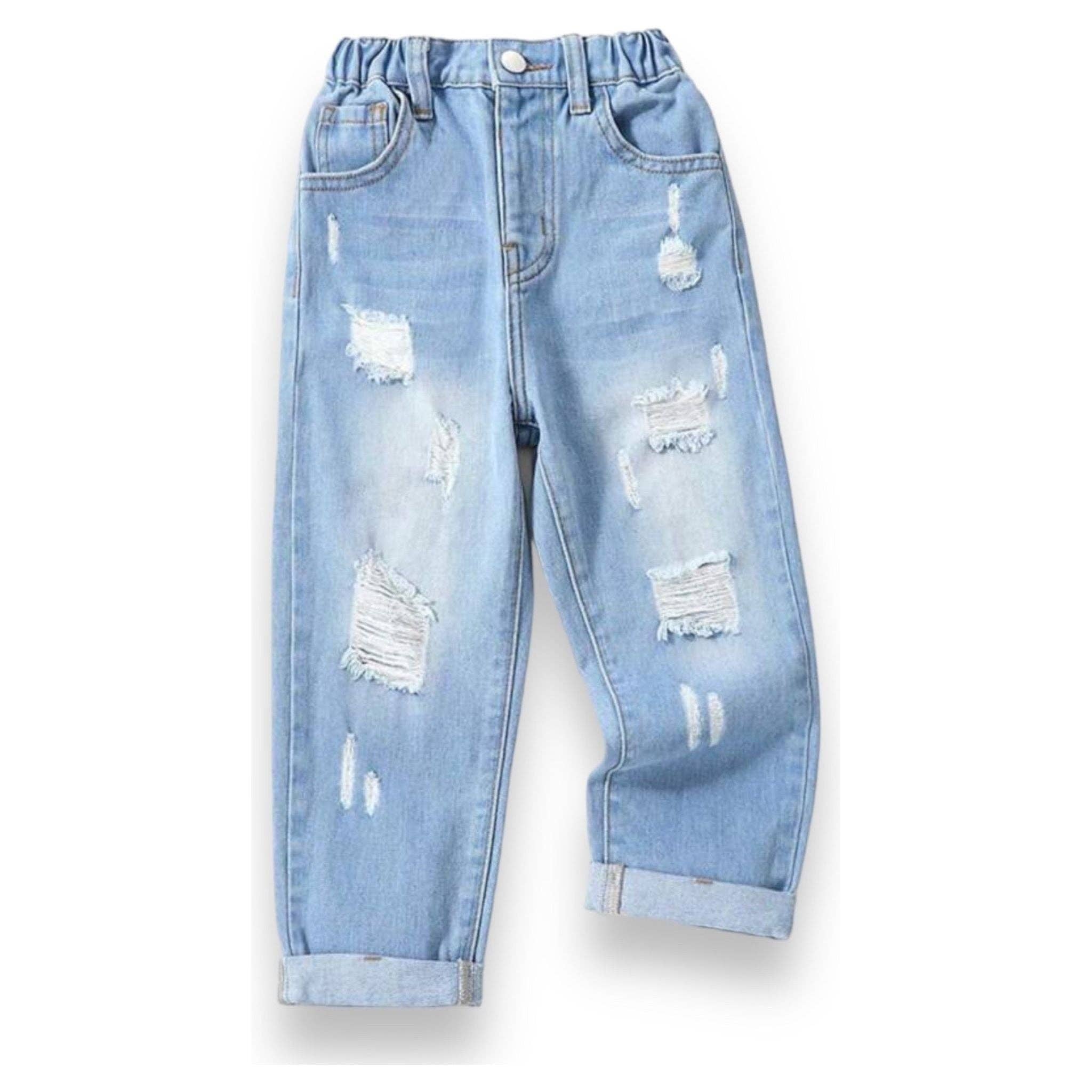Distressed “mom” Jeans: 5