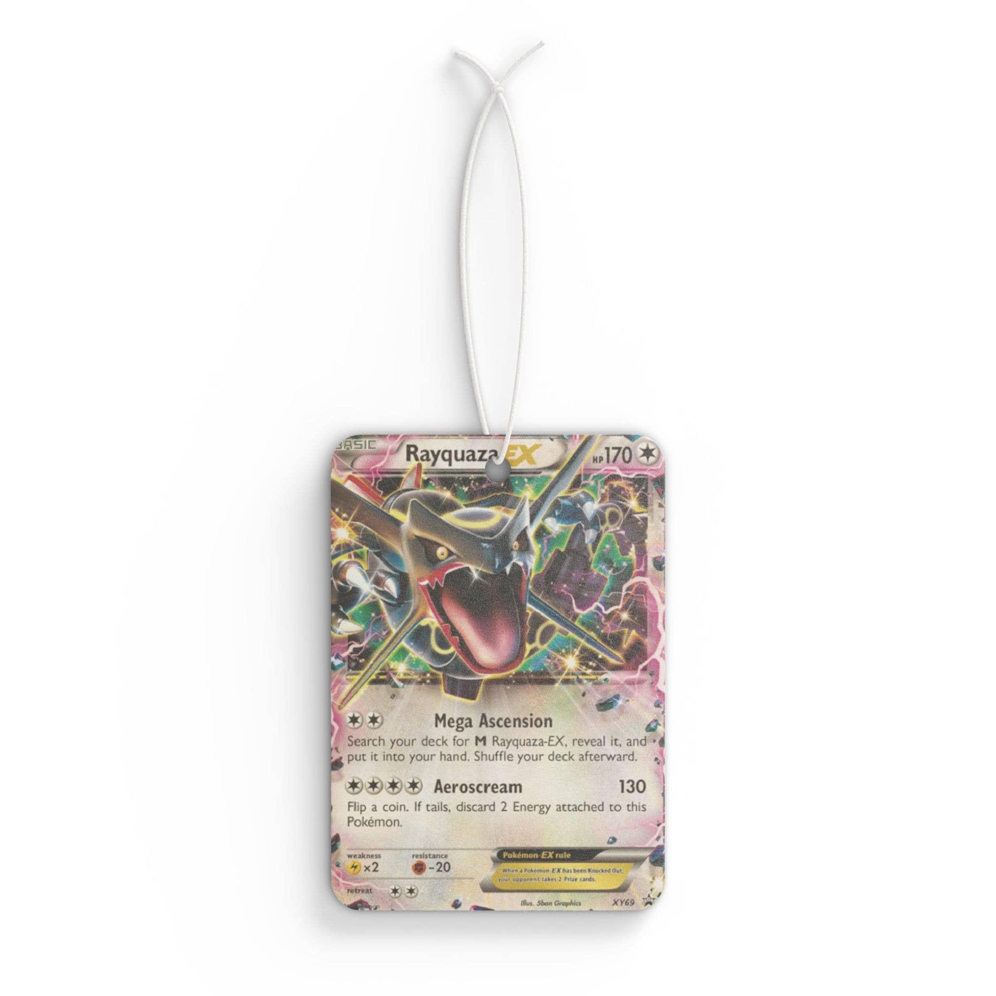 Rayquaza Car Freshener- Black Ice Scent 