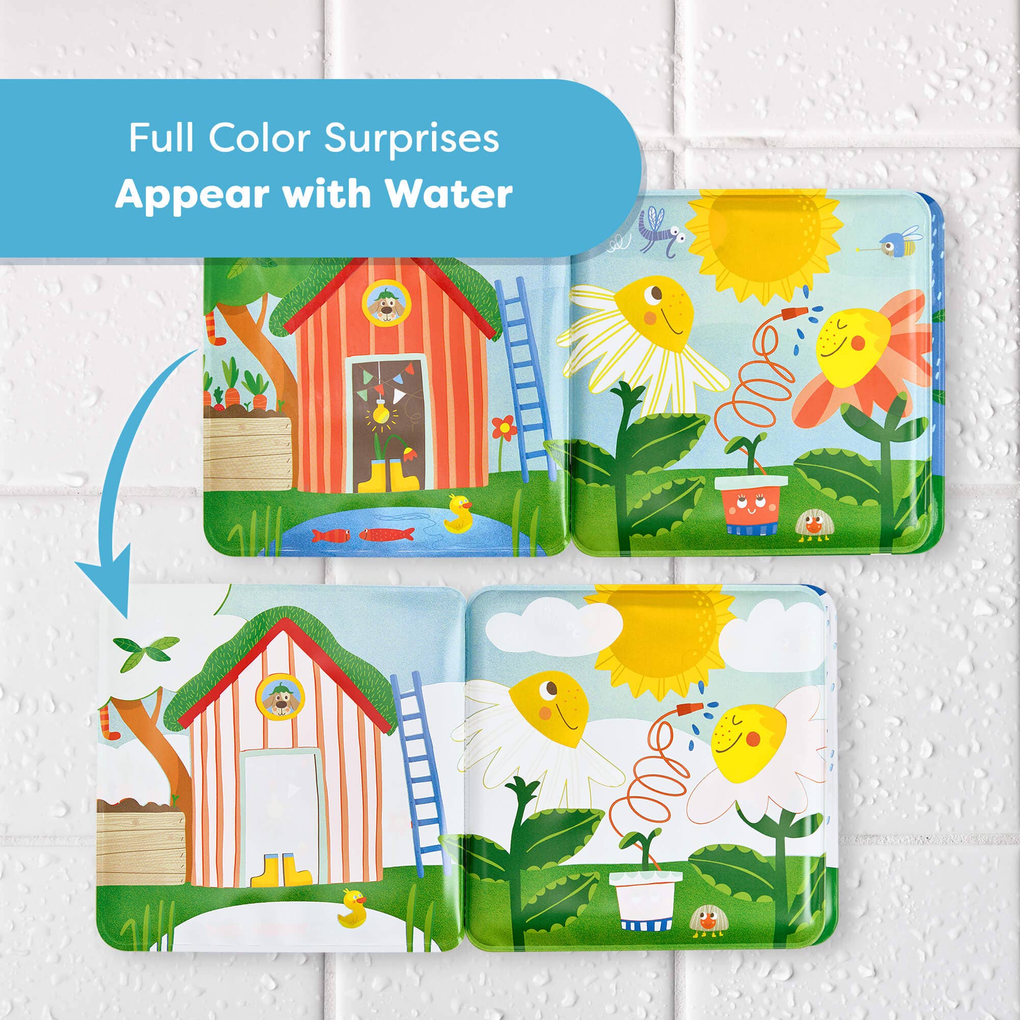 Magic Rain Fun Color Changing Bath Book