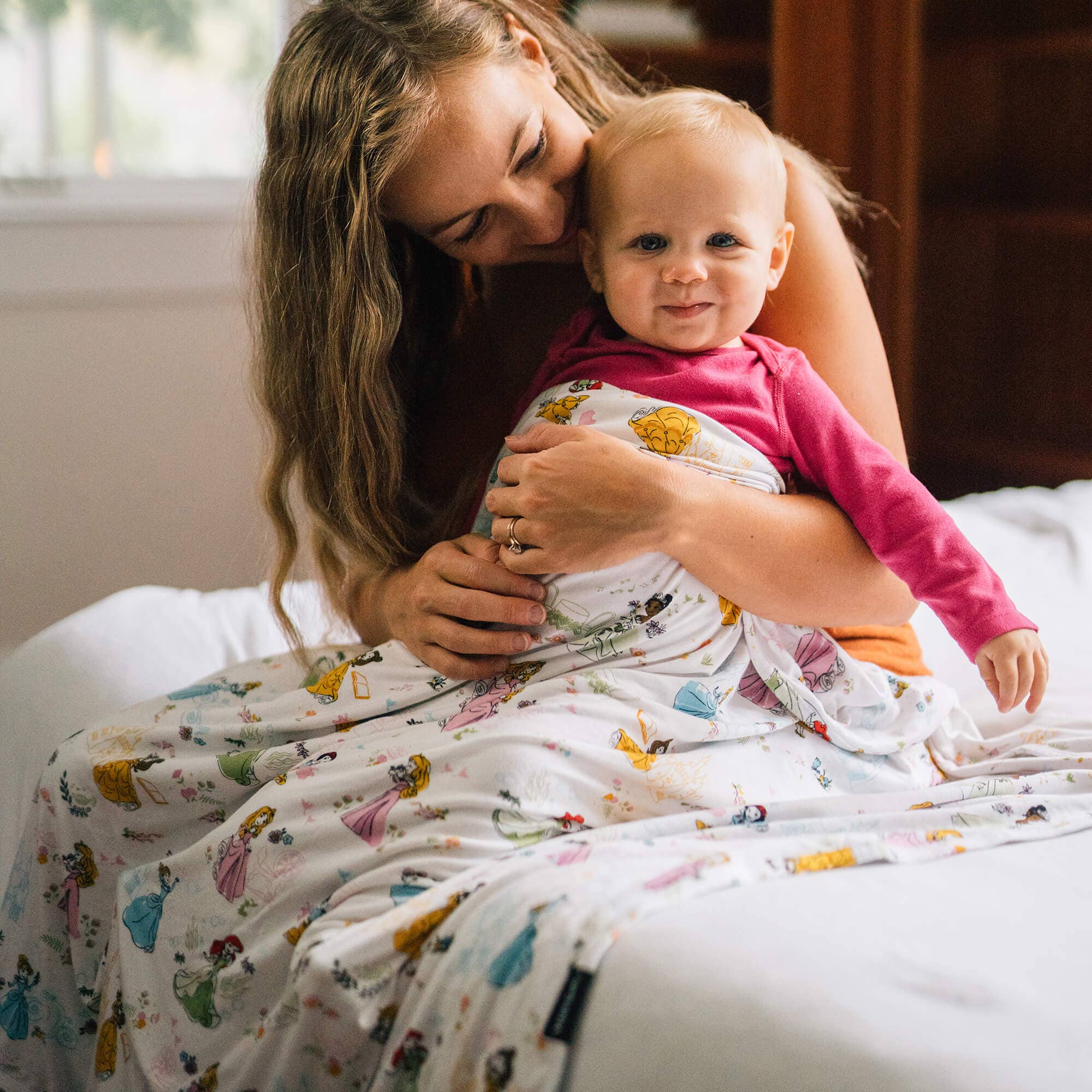 Disney Princess Swaddle Receiving Baby Blanket