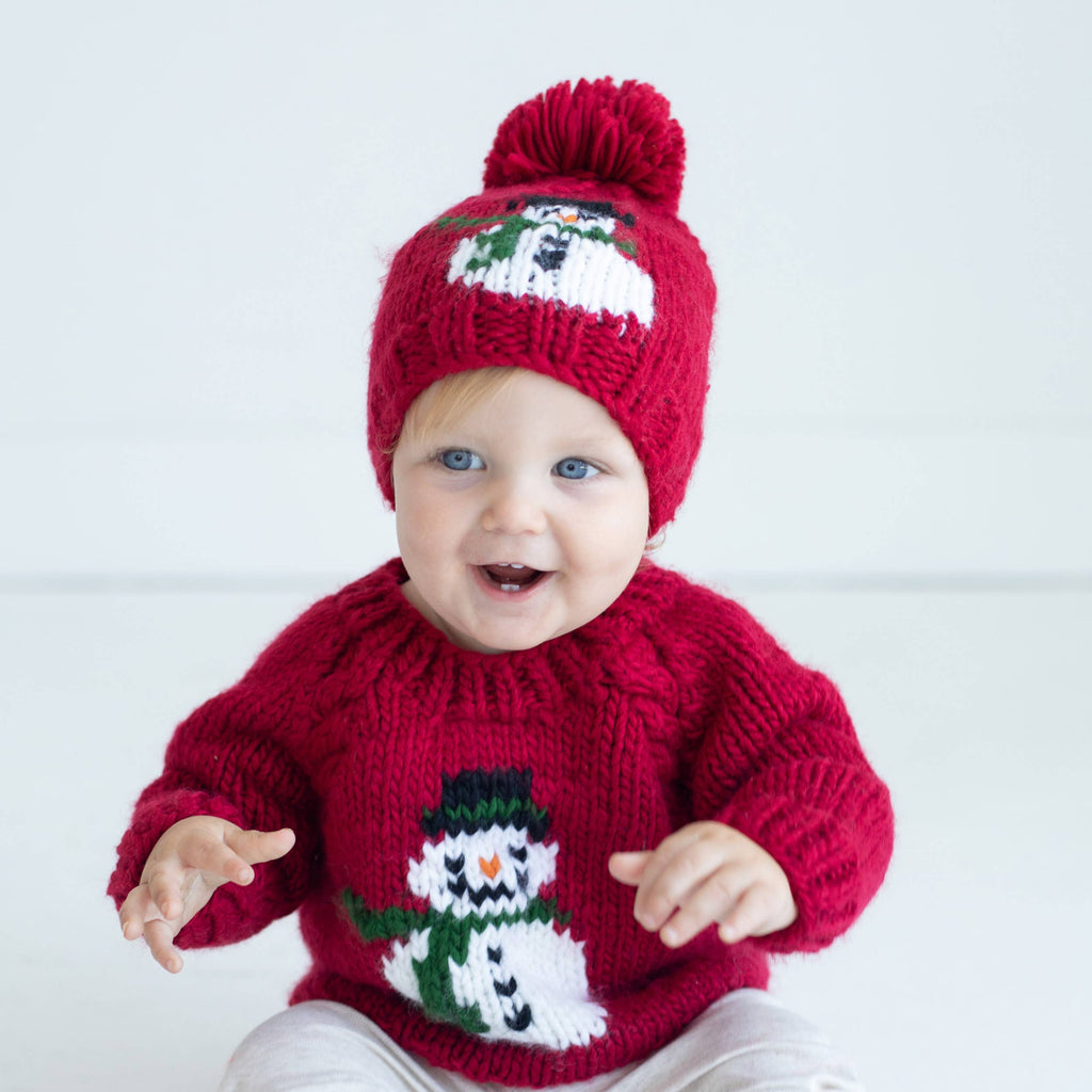 Frosty Snowman Ruby Crew Neck Sweater Baby & Toddler SALE: 18-24 months