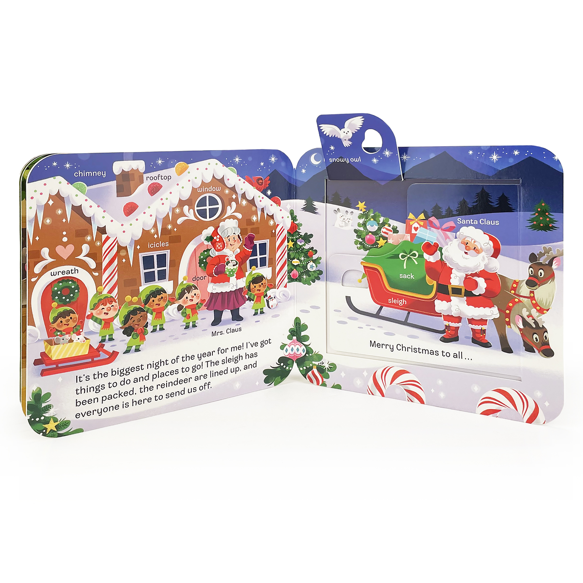 Jolly Lift-a-Flap Christmas Novelty Board Book