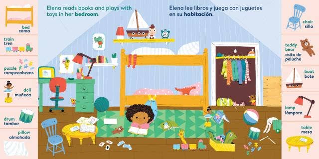 My First Seek & Learn: At Home:English & Spanish First Words: Trade Paperback