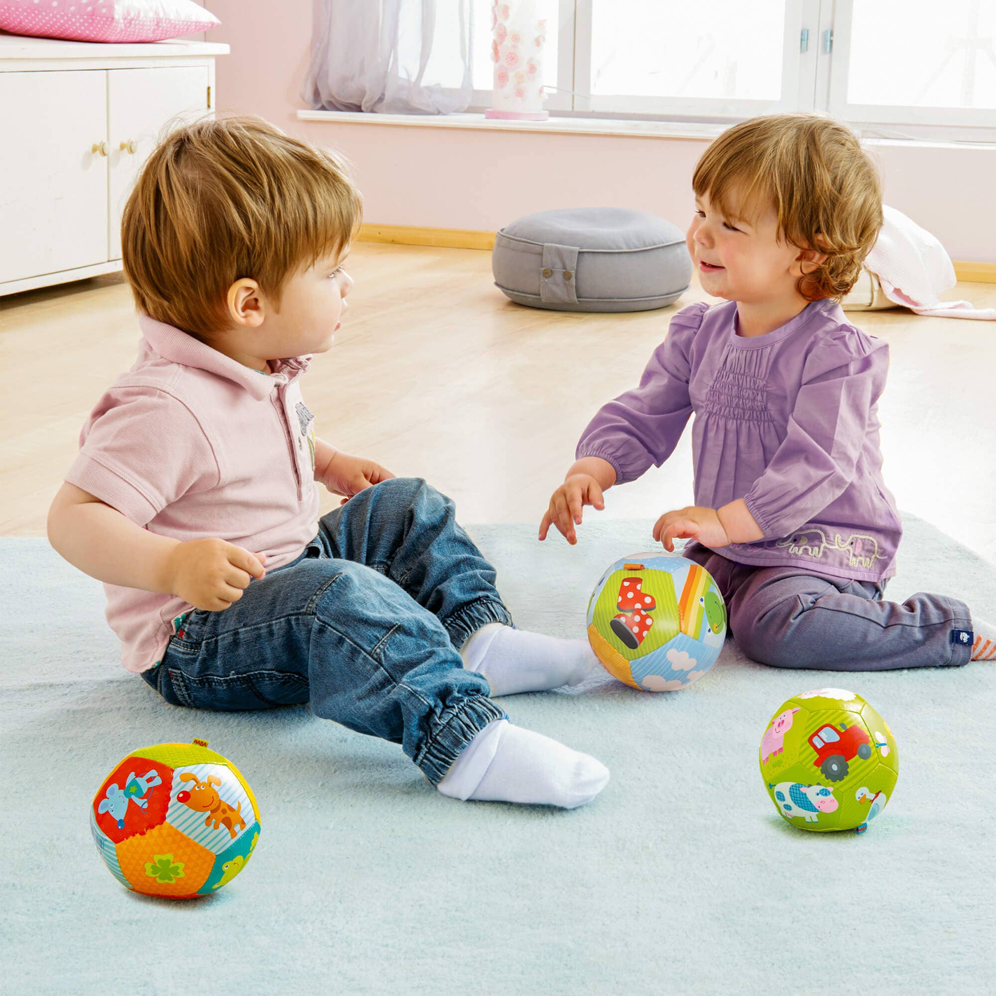Animal Friends, 4 1/2" Soft Baby Ball