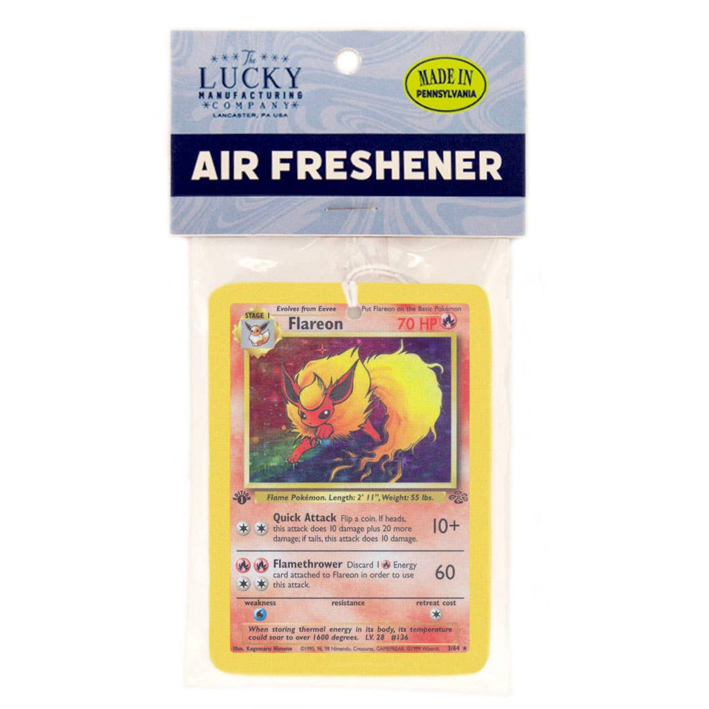 Flareon Pokemon Card Air Freshener