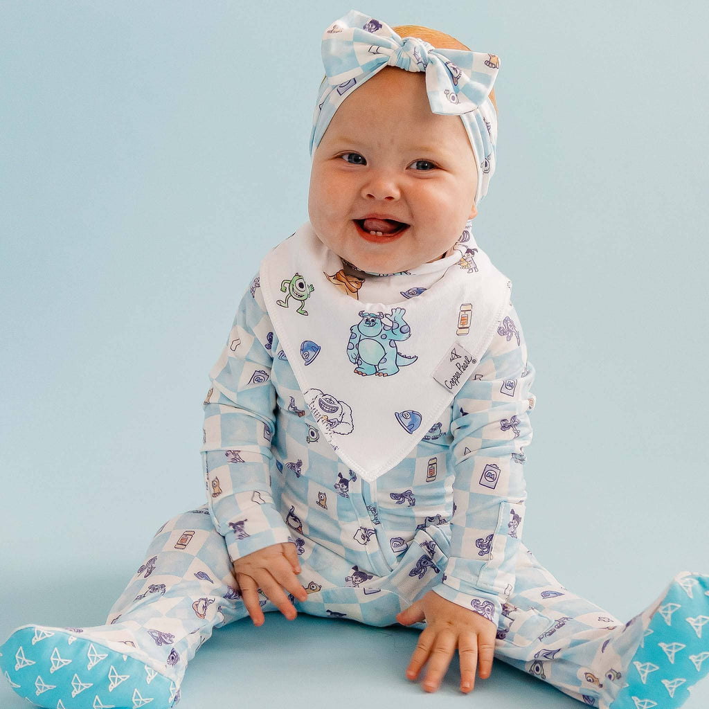 4 Pack Baby Bandana Bibs - Monsters, Inc. Medley