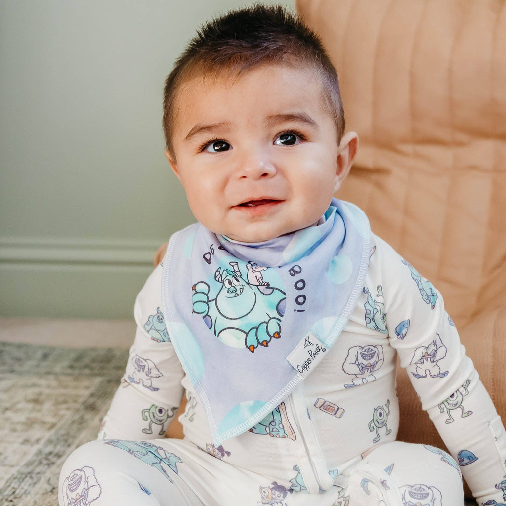 4 Pack Baby Bandana Bibs - Monsters, Inc. Medley