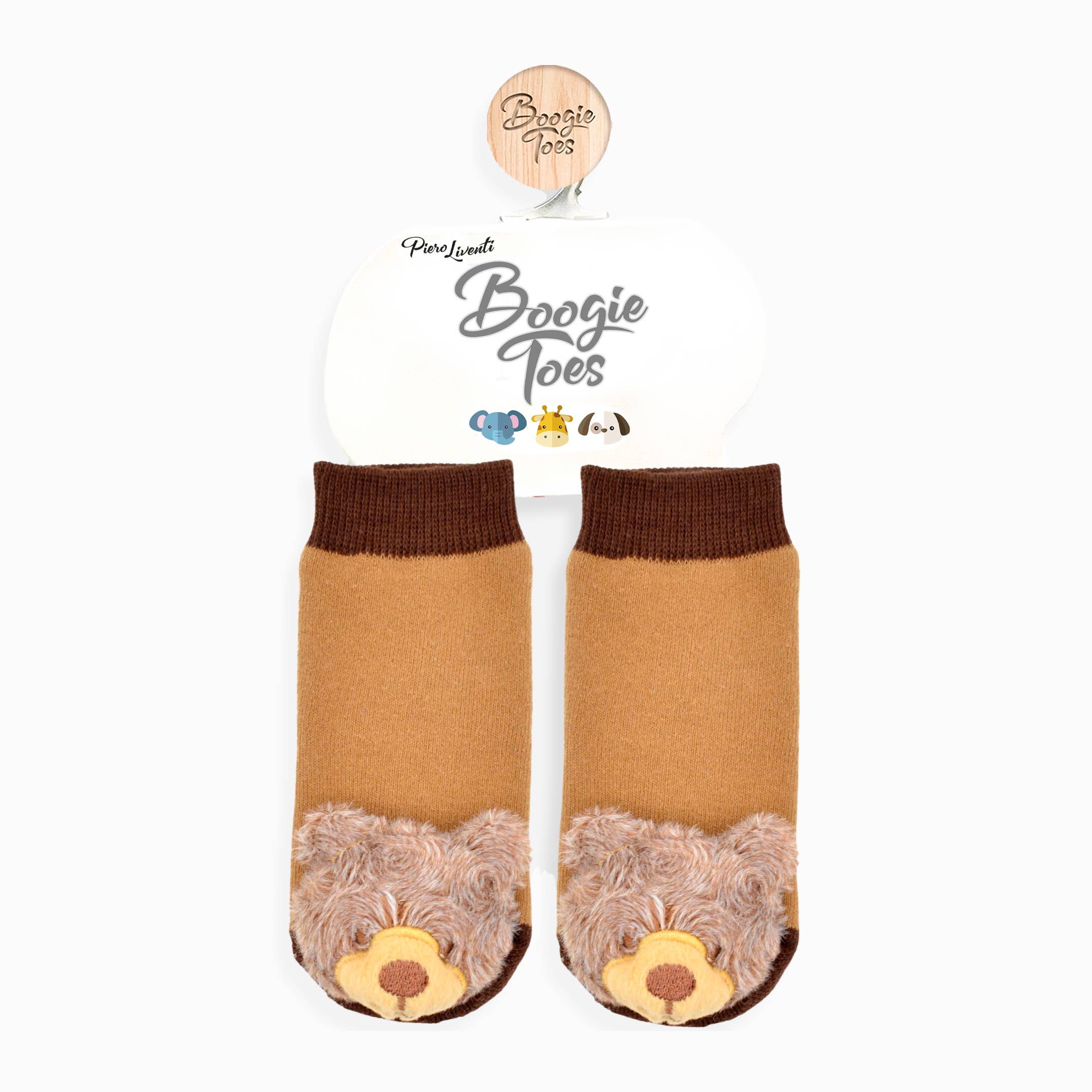 Grizzly Bear Boogie Toes Rattle Socks: 0 - 1 Y