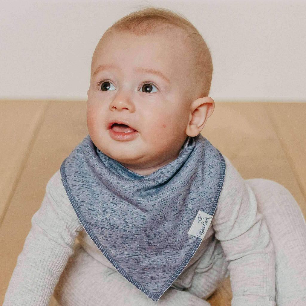 4 Pack Baby Bandana Bibs - Lennon