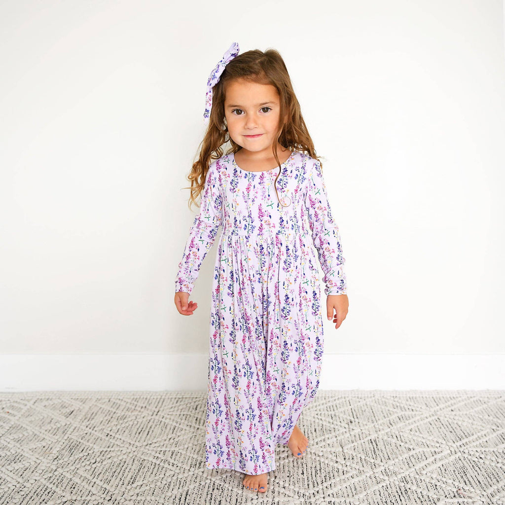 Avani WIDE LEG ROMPER Bamboo Floral Kids Clothing Outfit: 4/5