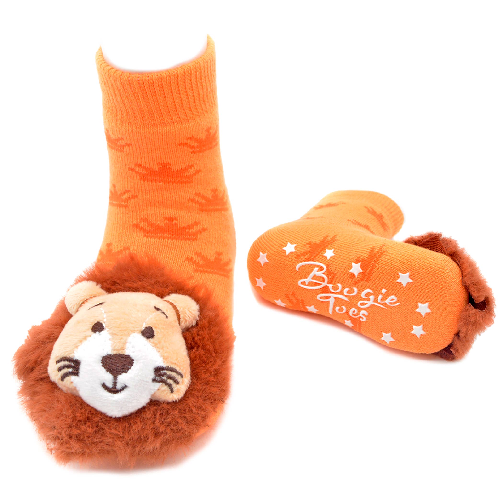 Lion Boogie Toes Rattle Socks: 0 - 1 Y