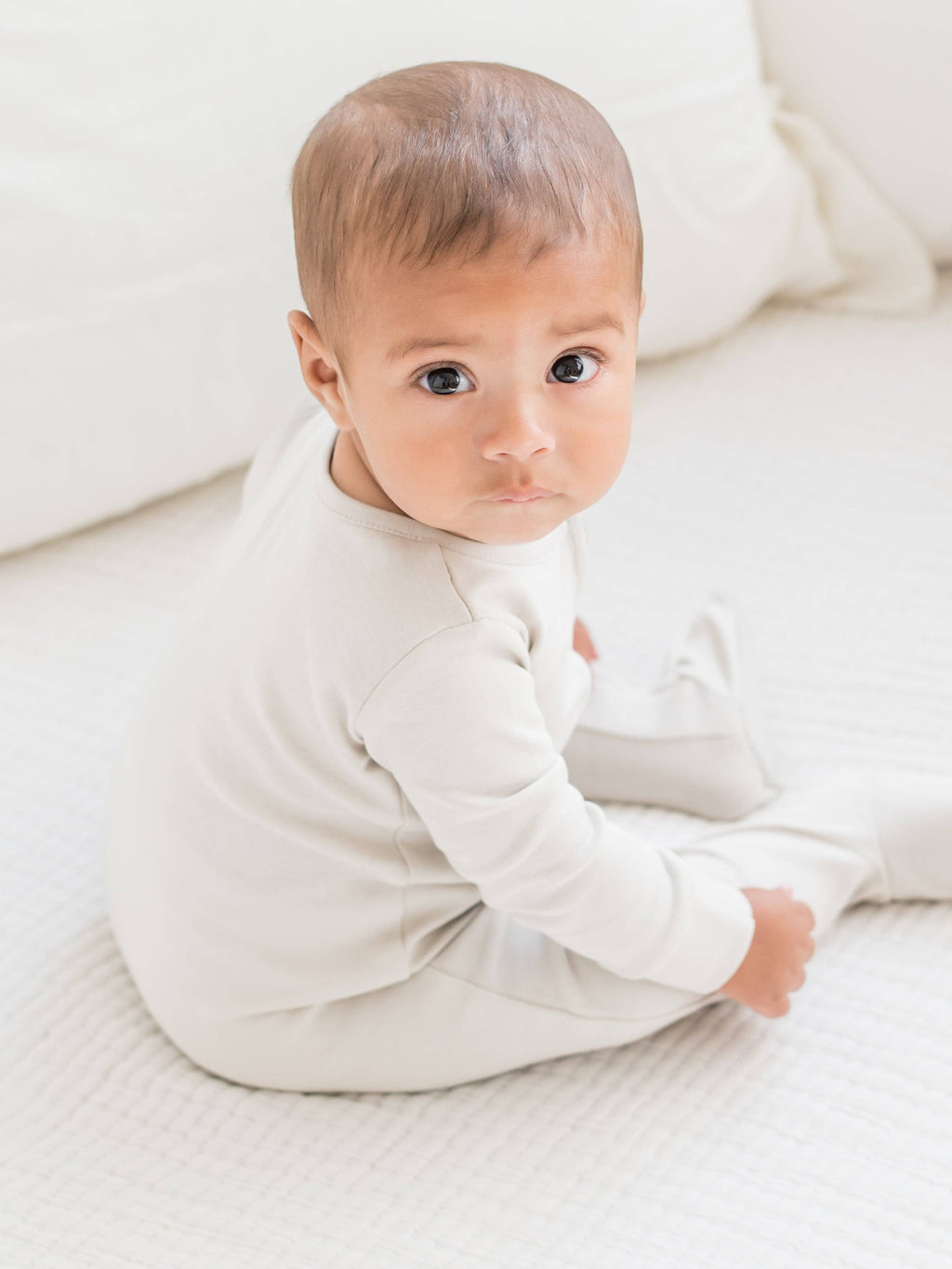Classic Peyton Zipper Sleeper: Thyme / 3-6M