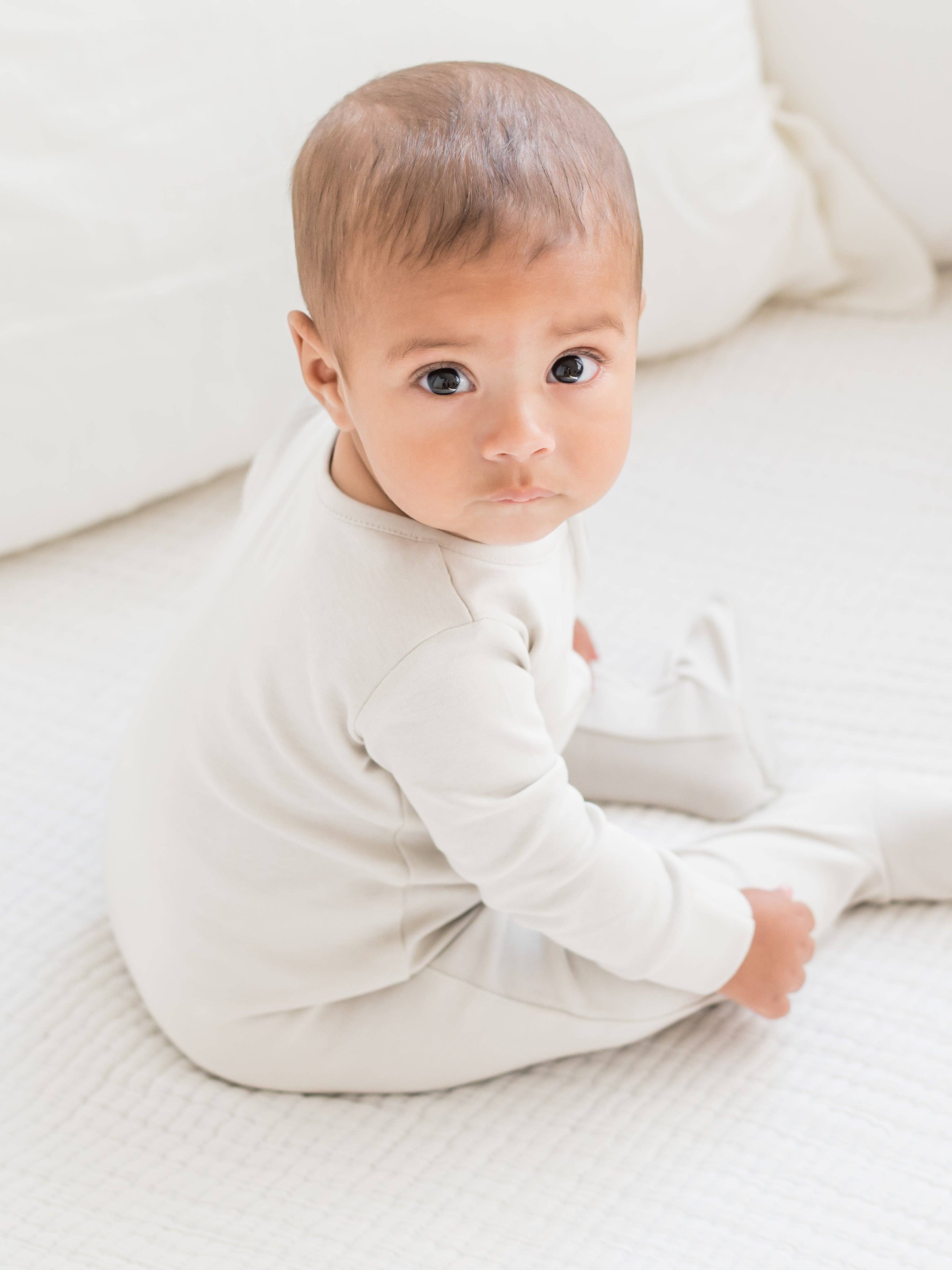 Classic Peyton Zipper Sleeper: Blush / NB