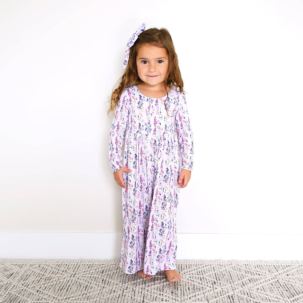 Avani WIDE LEG ROMPER Bamboo Floral Kids Clothing Outfit: 18-24m
