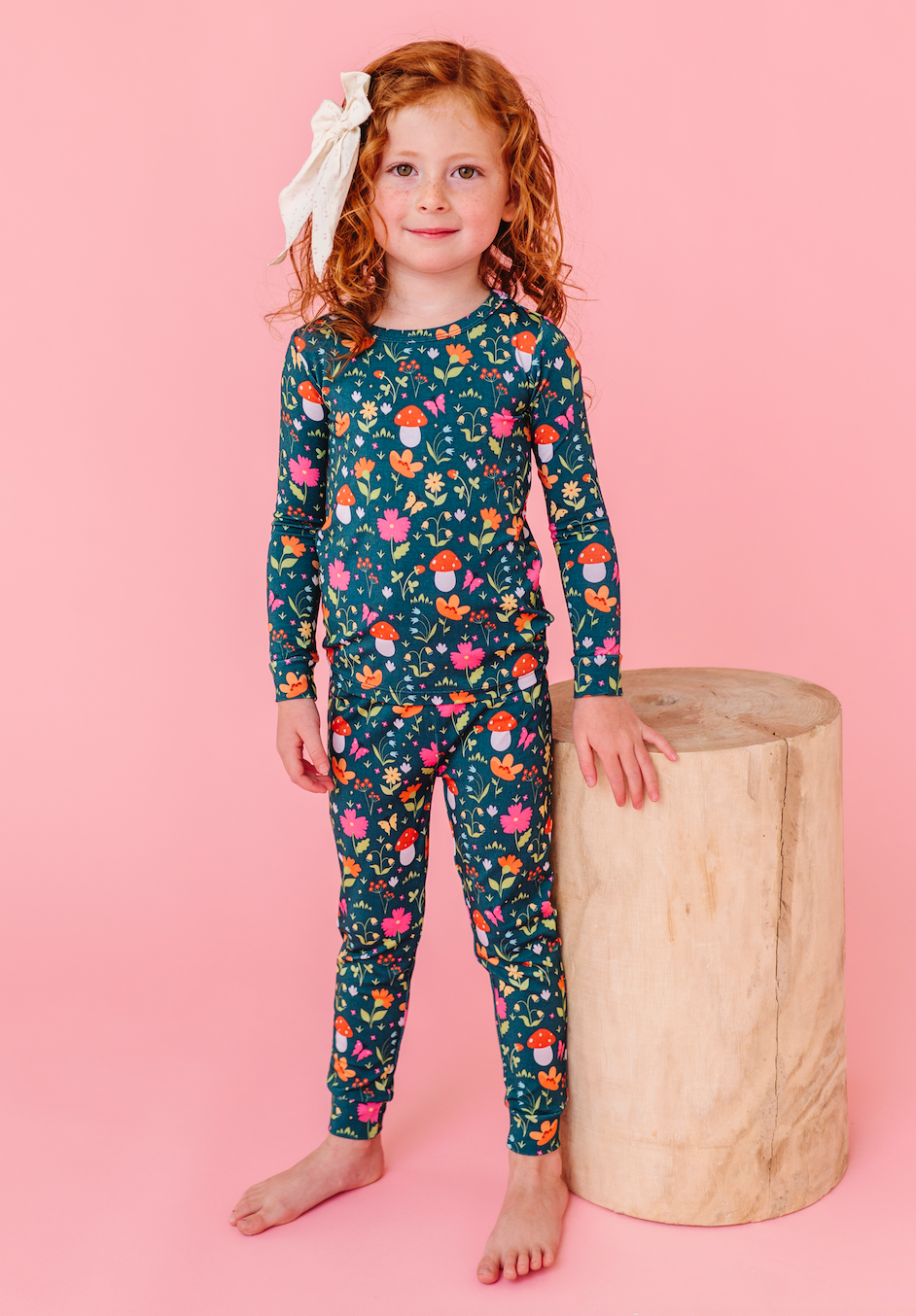 Kids Bamboo Pajamas - Bamboo Fall Clothing- Sylva: 3