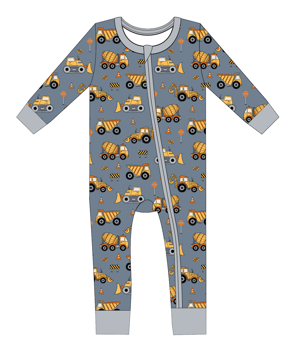 Baby Bamboo Pajamas - Bamboo Sleeper - Worksite: 6-12m