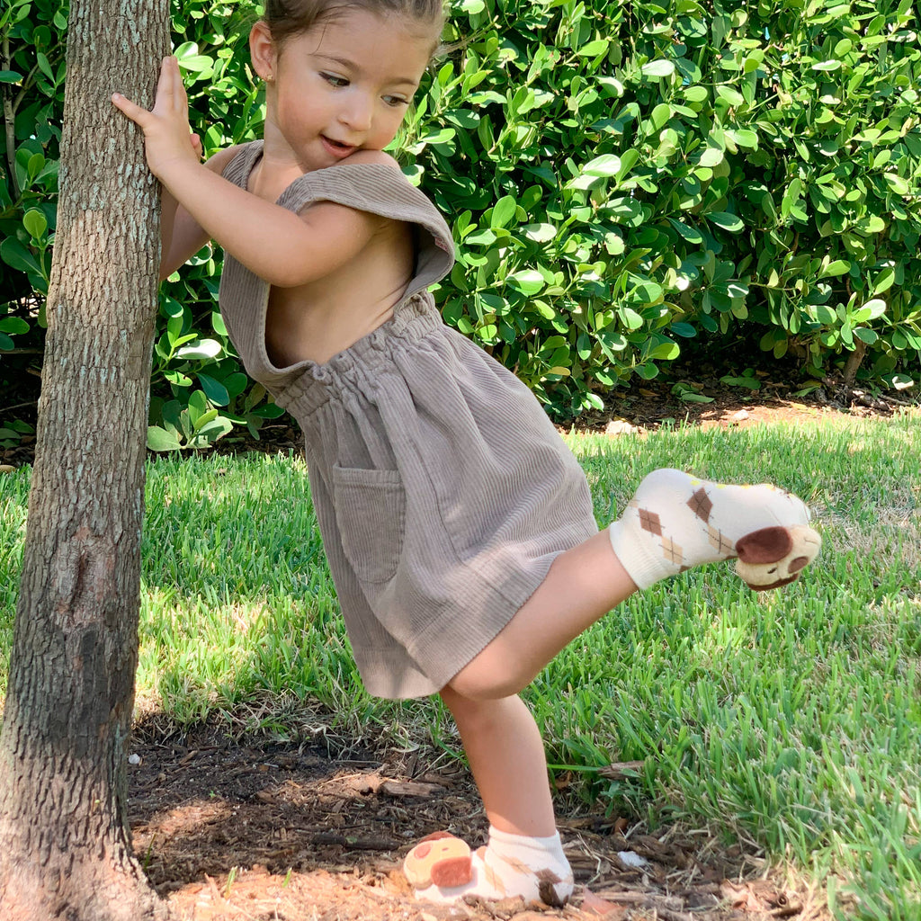 Brown Dog Boogie Toes Rattle Socks: 0 - 1 Y