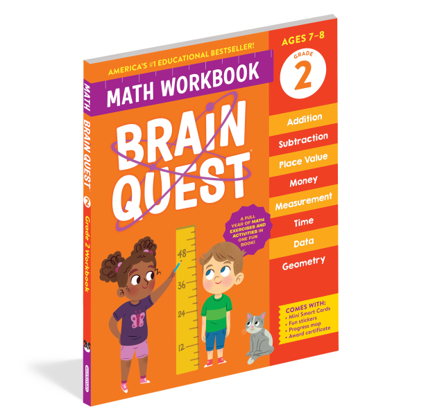Brain Quest Math Workbook: 2nd Grade: Trade Paperback