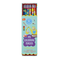 Construction My Pack of 6 Coloring Pencils Unsharpened