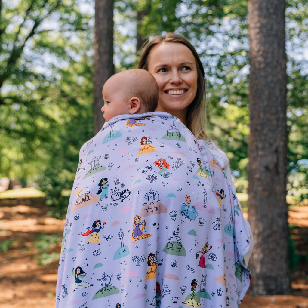 Disney Princess Party Swaddle Receiving Baby Blanket