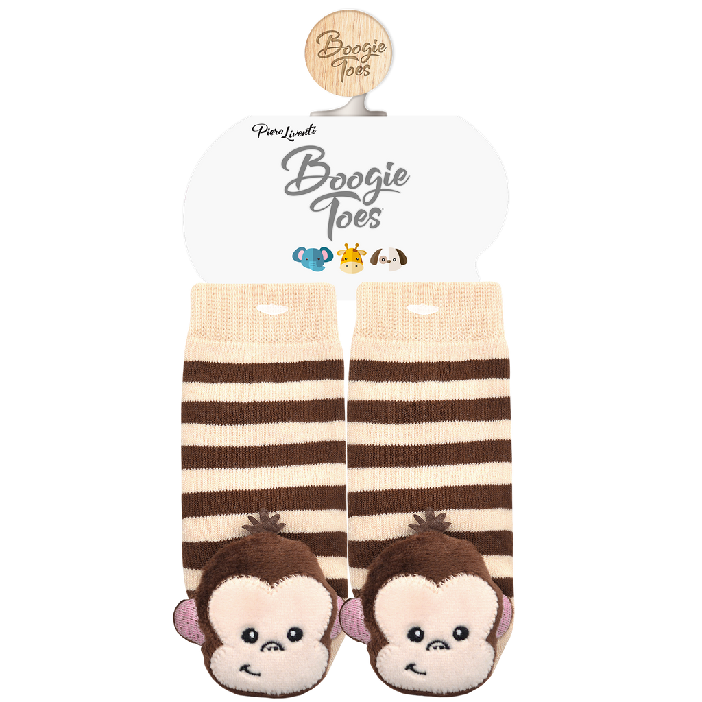 Monkey Boy Boogie Toes Rattle Socks: 0 - 1 Y
