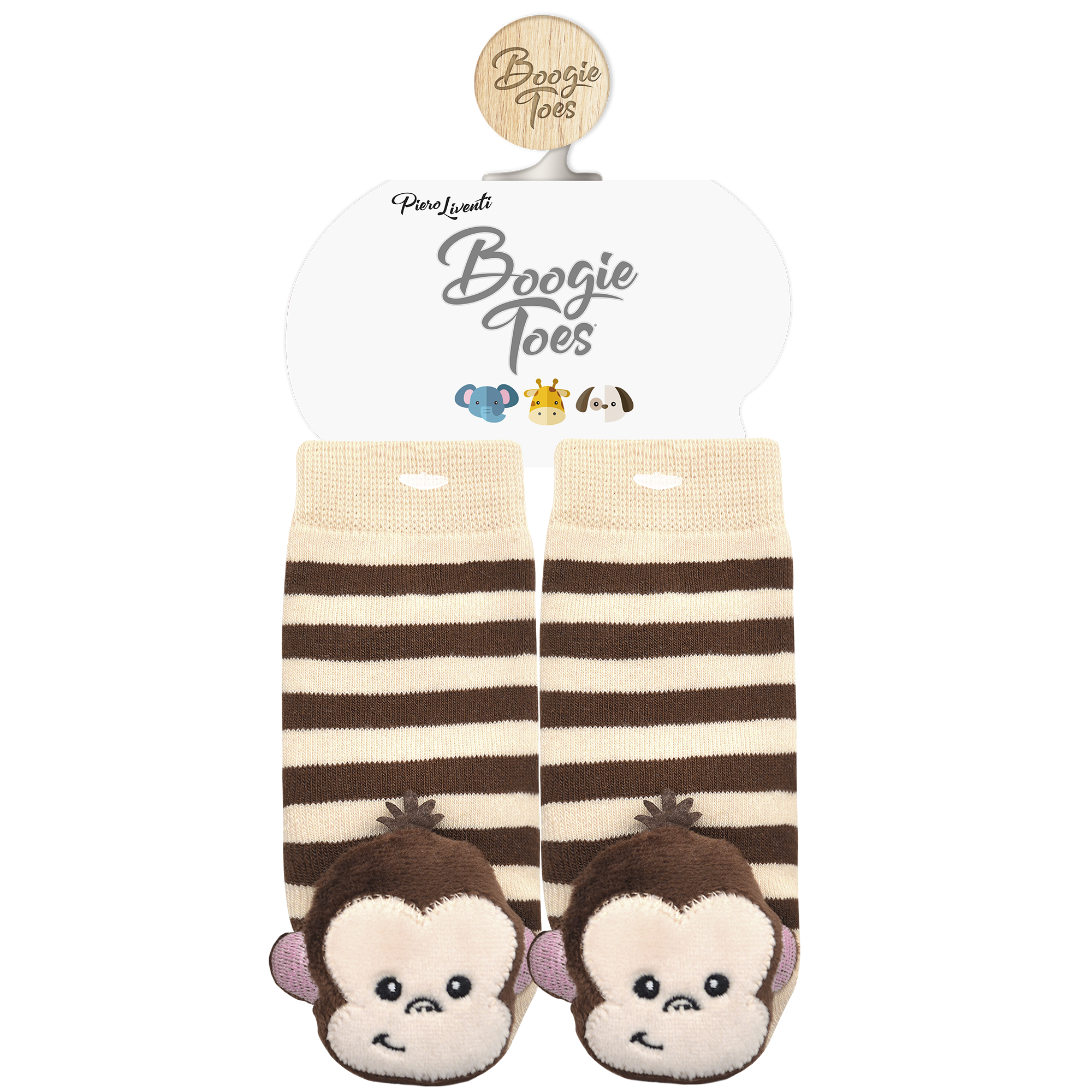 Monkey Boy Boogie Toes Rattle Socks: 0 - 1 Y