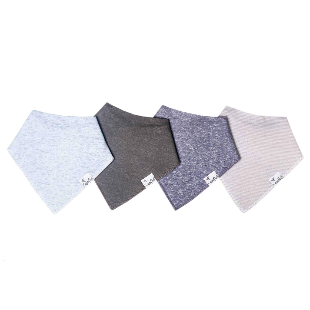 4 Pack Baby Bandana Bibs - Lennon