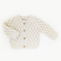 Waffle Cardigan Sweater Natural Baby & Toddler: 6-12 months