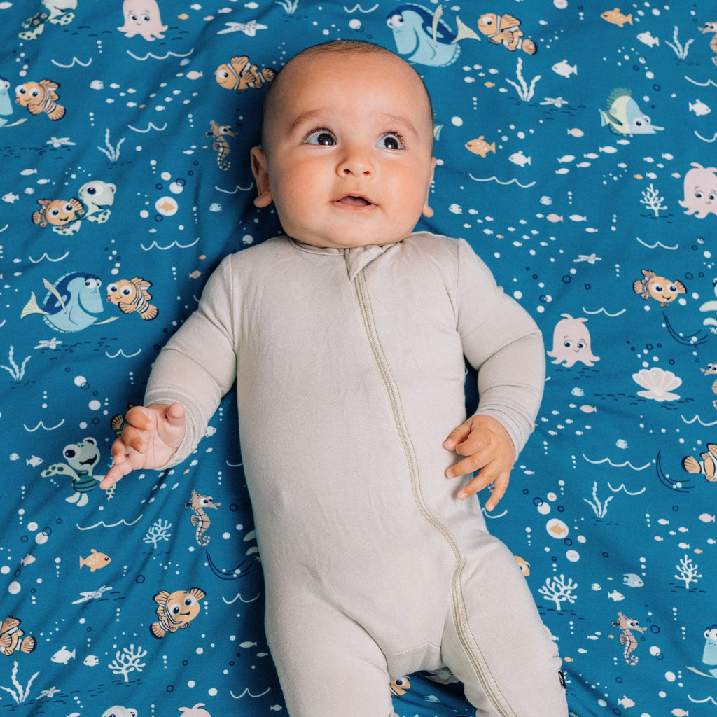 Disney and Pixar Finding Nemo Swaddle Receiving Baby Blanket