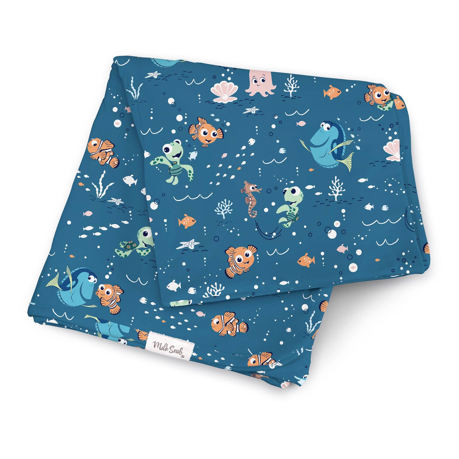 Disney and Pixar Finding Nemo Swaddle Receiving Baby Blanket