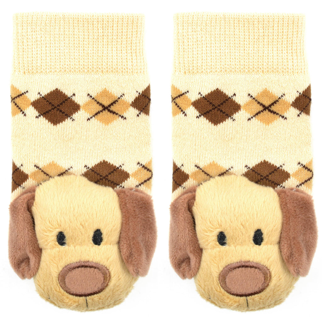Brown Dog Boogie Toes Rattle Socks: 0 - 1 Y
