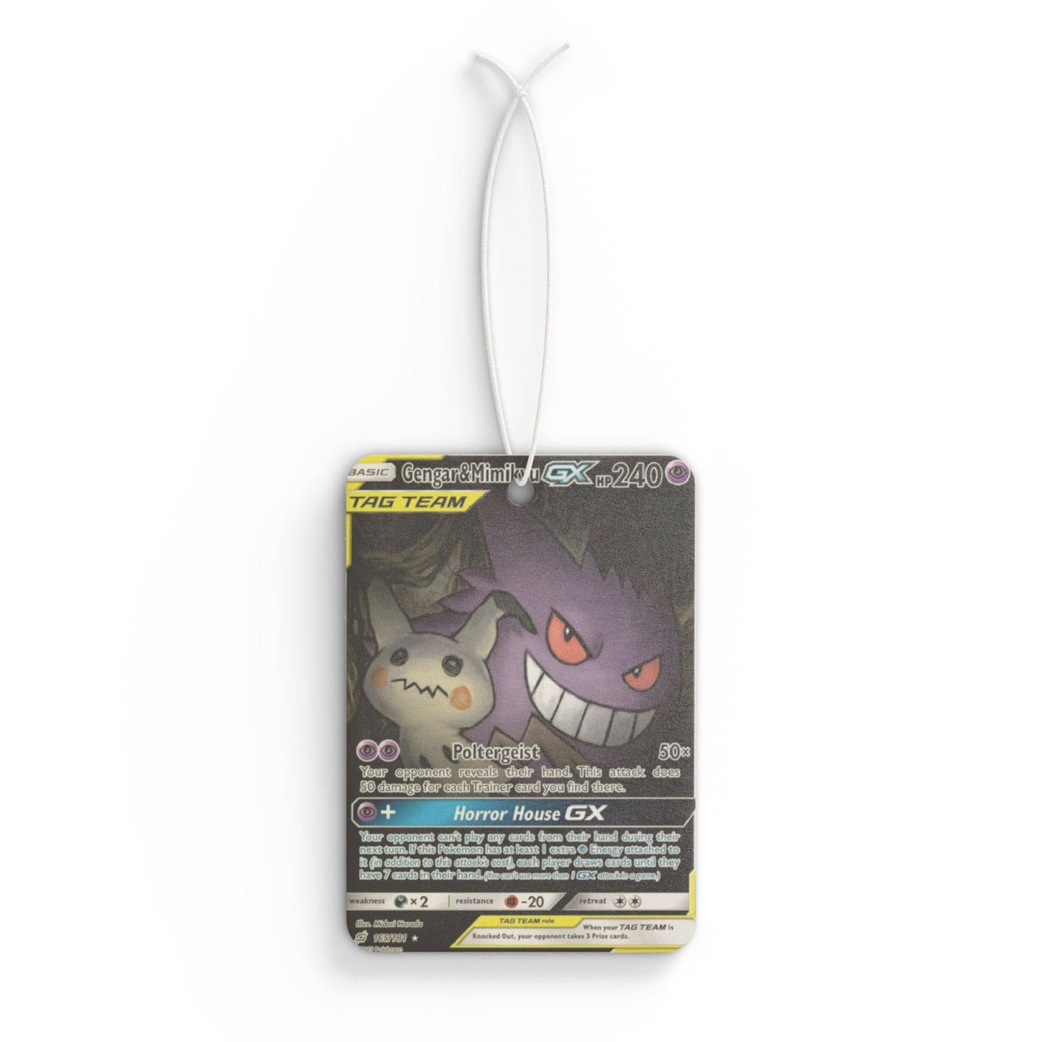 GX Pokémon Car Freshener- Lilac Scent 