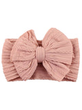 Cable Bow, Tan Pink