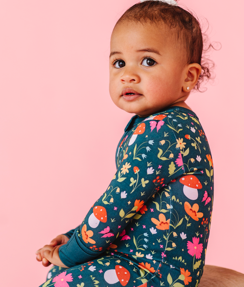 Baby Bamboo Pajamas - Bamboo Sleeper - Sylva: Newborn