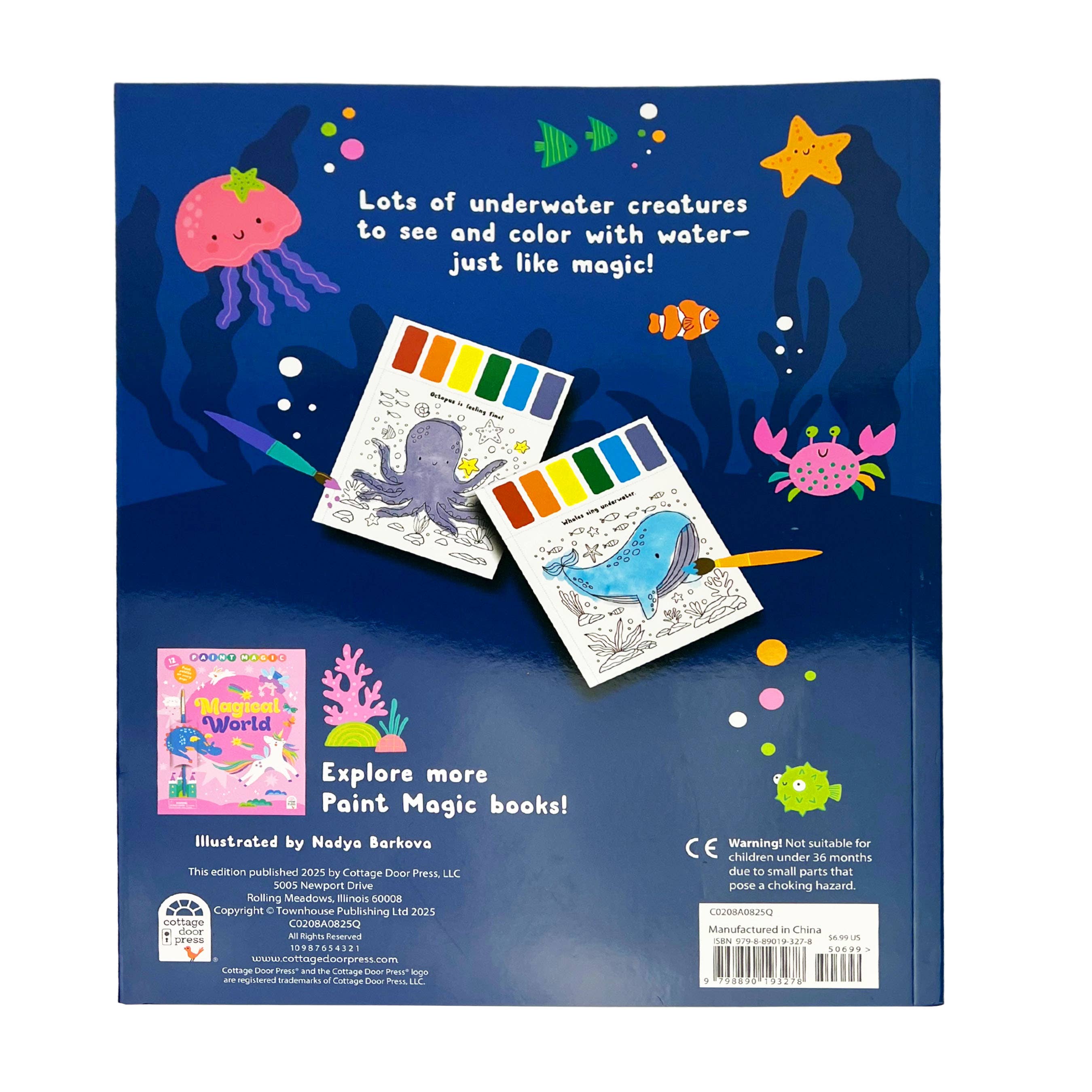 Paint Magic Under the Sea – Watercolor Paint Book for Kids