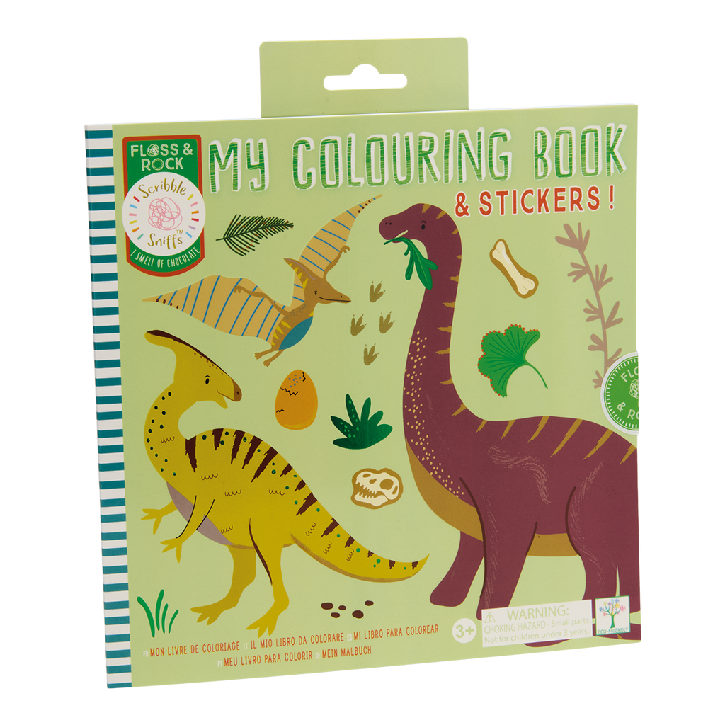 Scribble Sniffs Dinosaur My Coloring Book