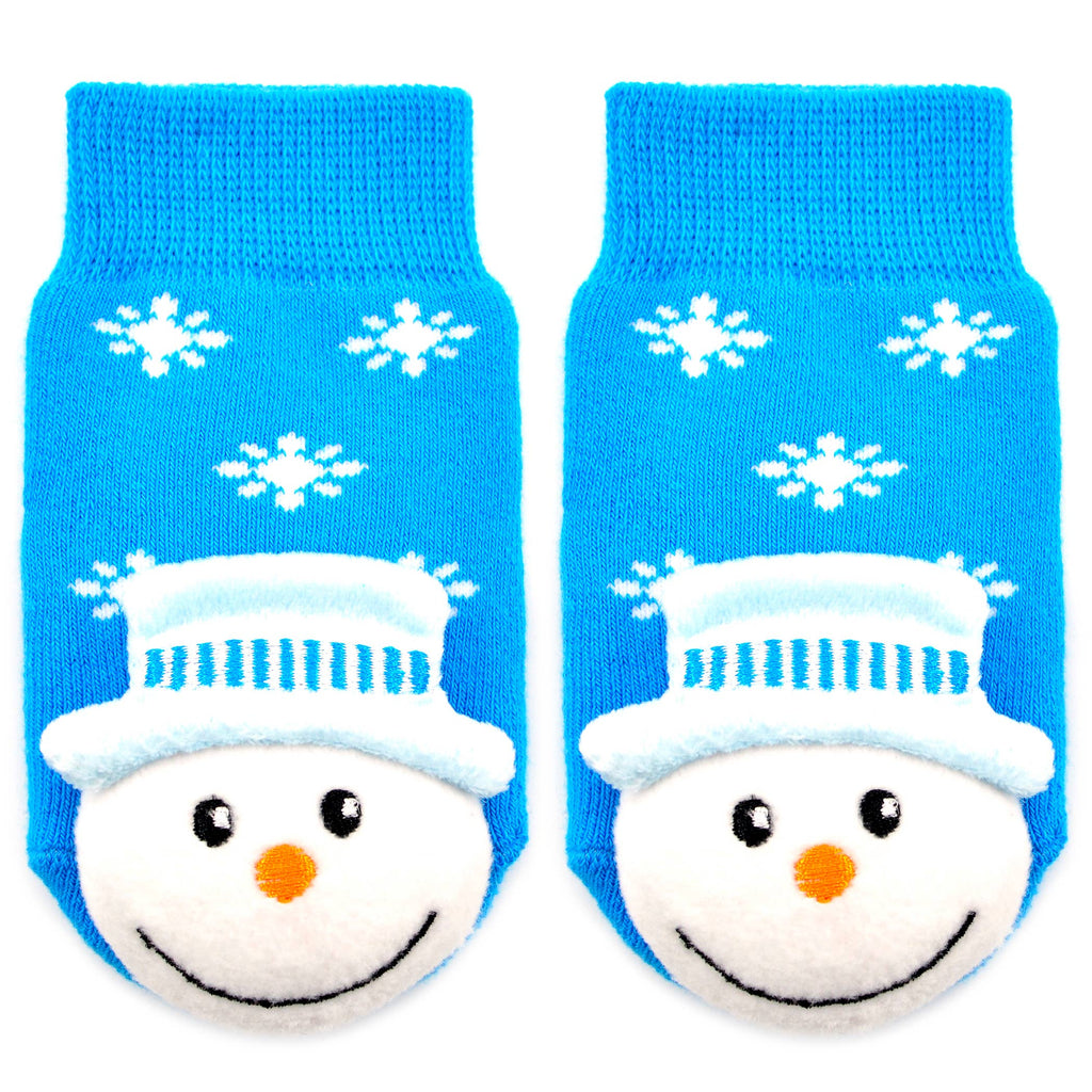 Snowman Christmas Boogie Toes Rattle Socks: 1 - 2 Y