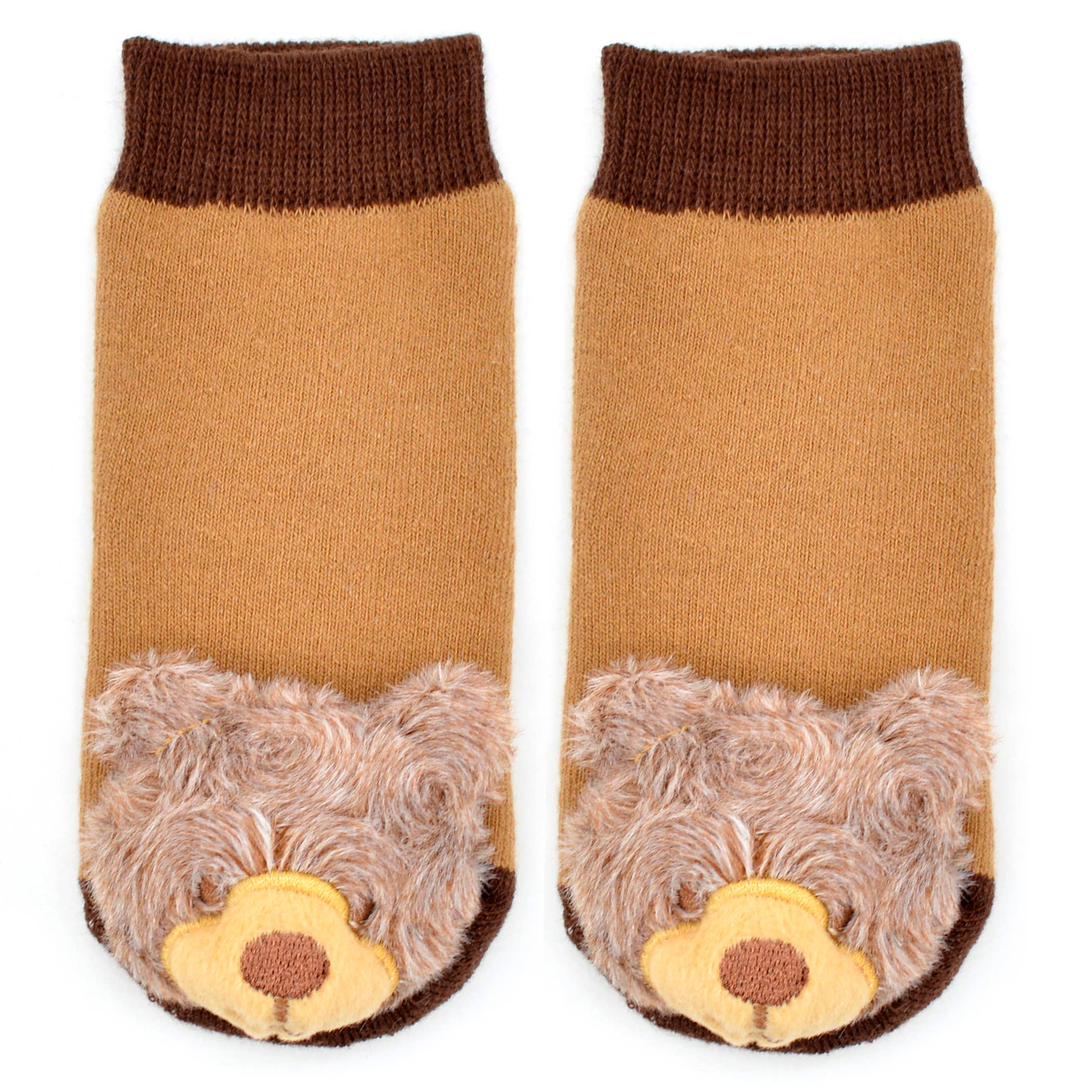 Grizzly Bear Boogie Toes Rattle Socks: 0 - 1 Y