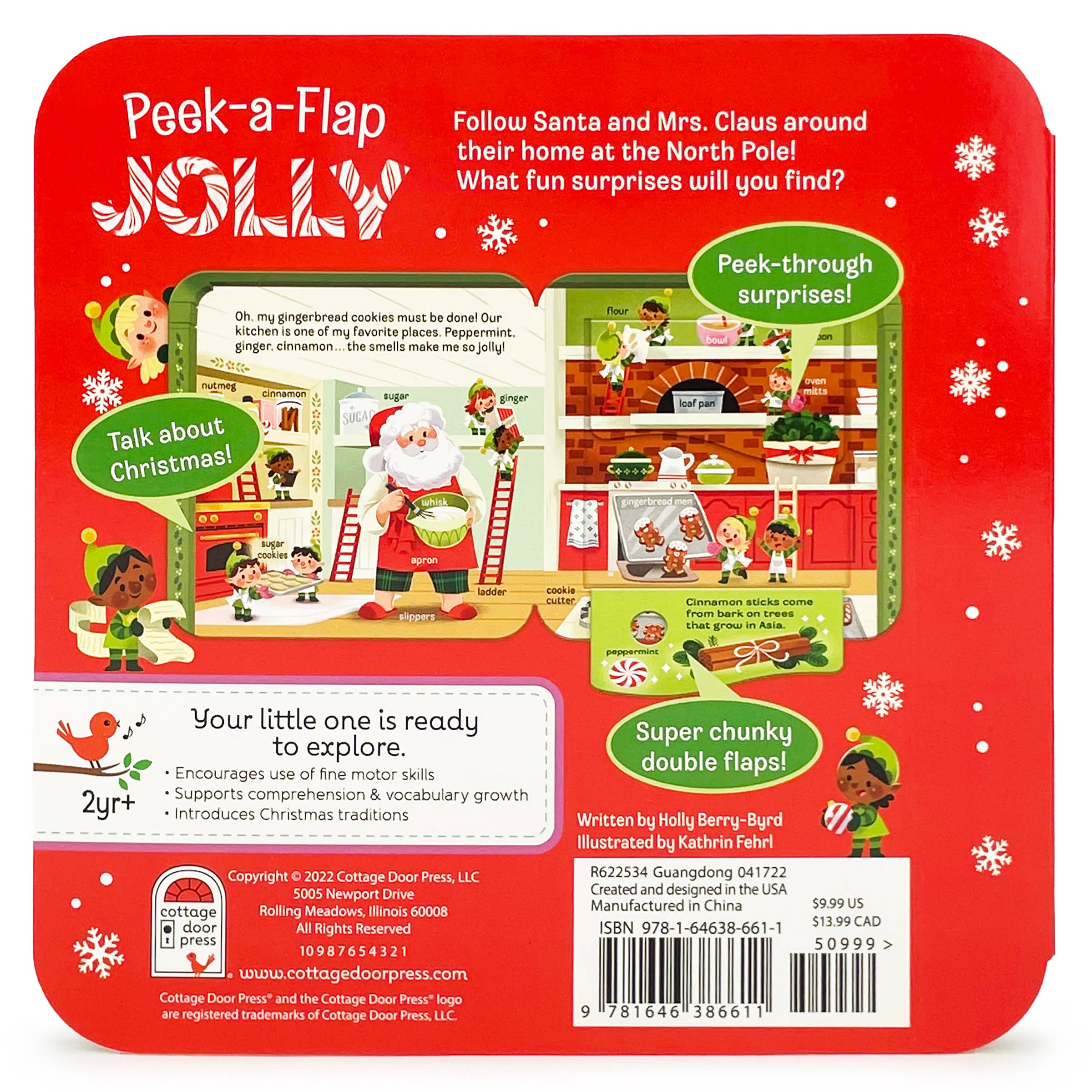 Jolly Lift-a-Flap Christmas Novelty Board Book