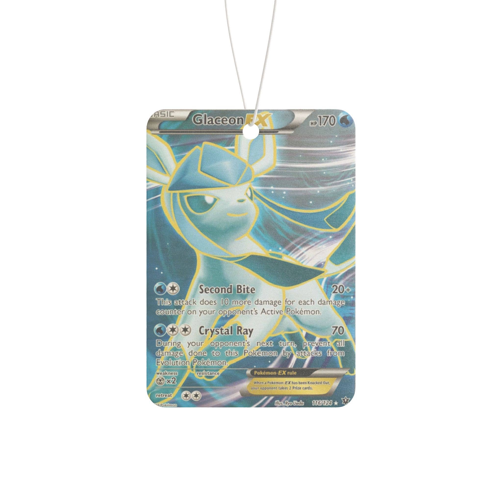 FX  Glaceon Pokémon Car Freshener- coconut Scent 