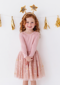 Kids Star Dress - Girls Tulle Twinkle Holiday Dress - Stella: 2