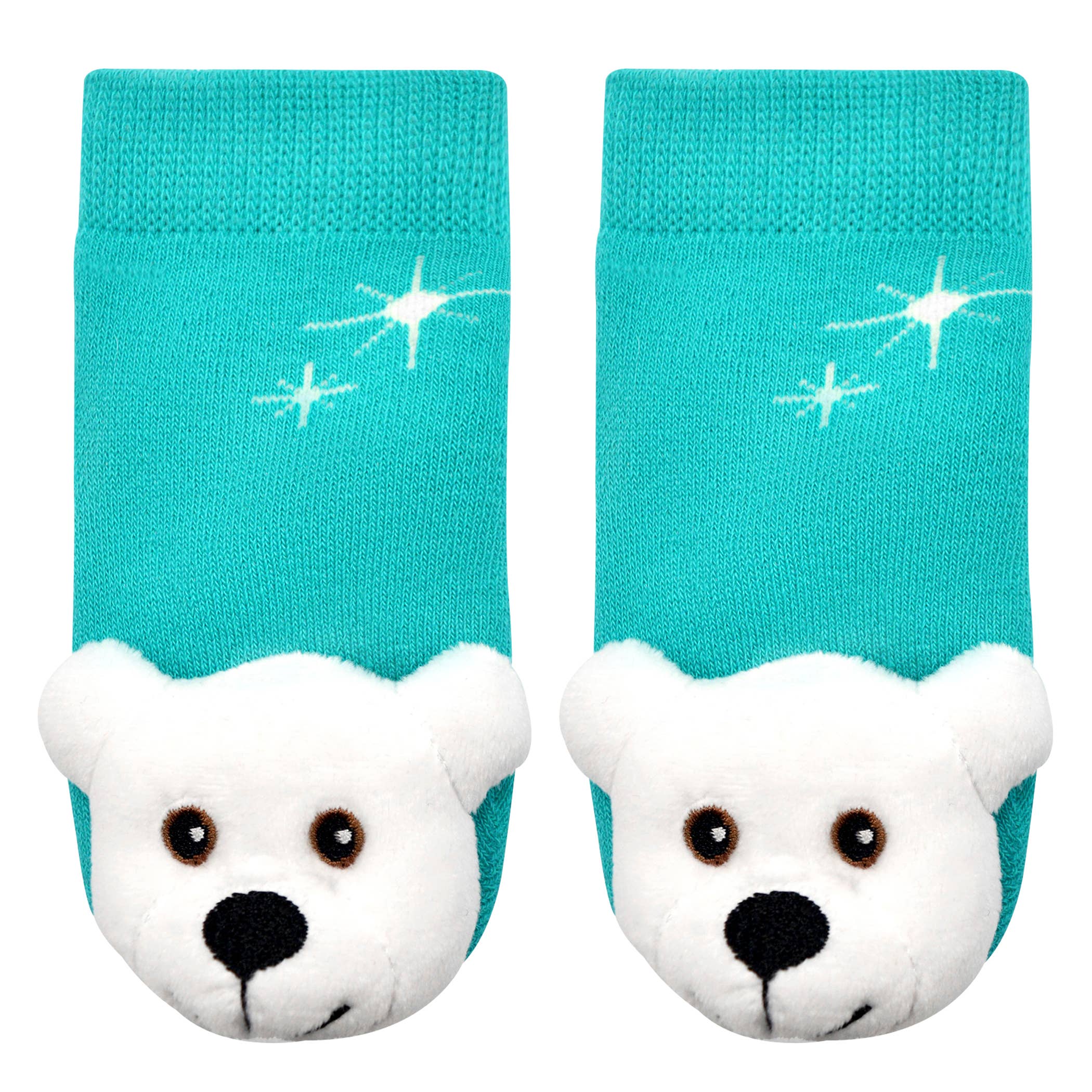 Polar Bear - Boogie Toes Rattle Socks: 0 - 1 Y