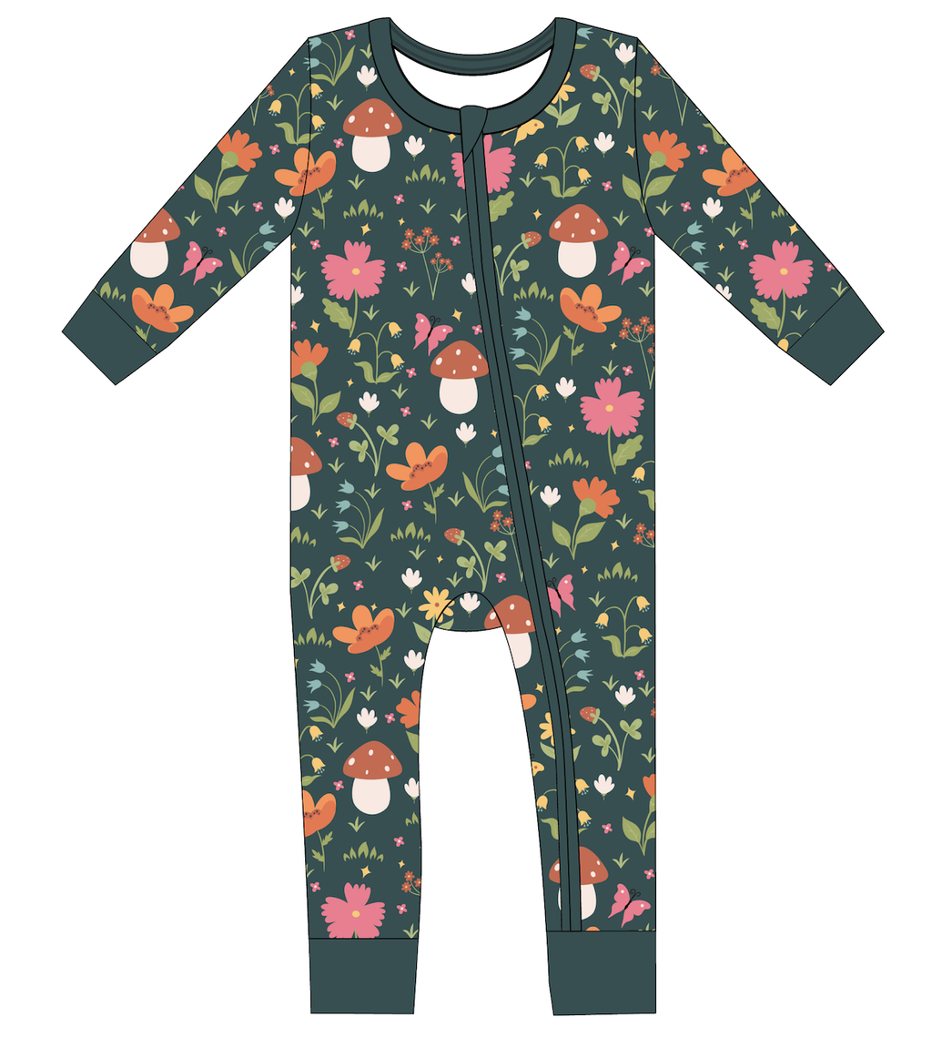 Baby Bamboo Pajamas - Bamboo Sleeper - Sylva: Newborn