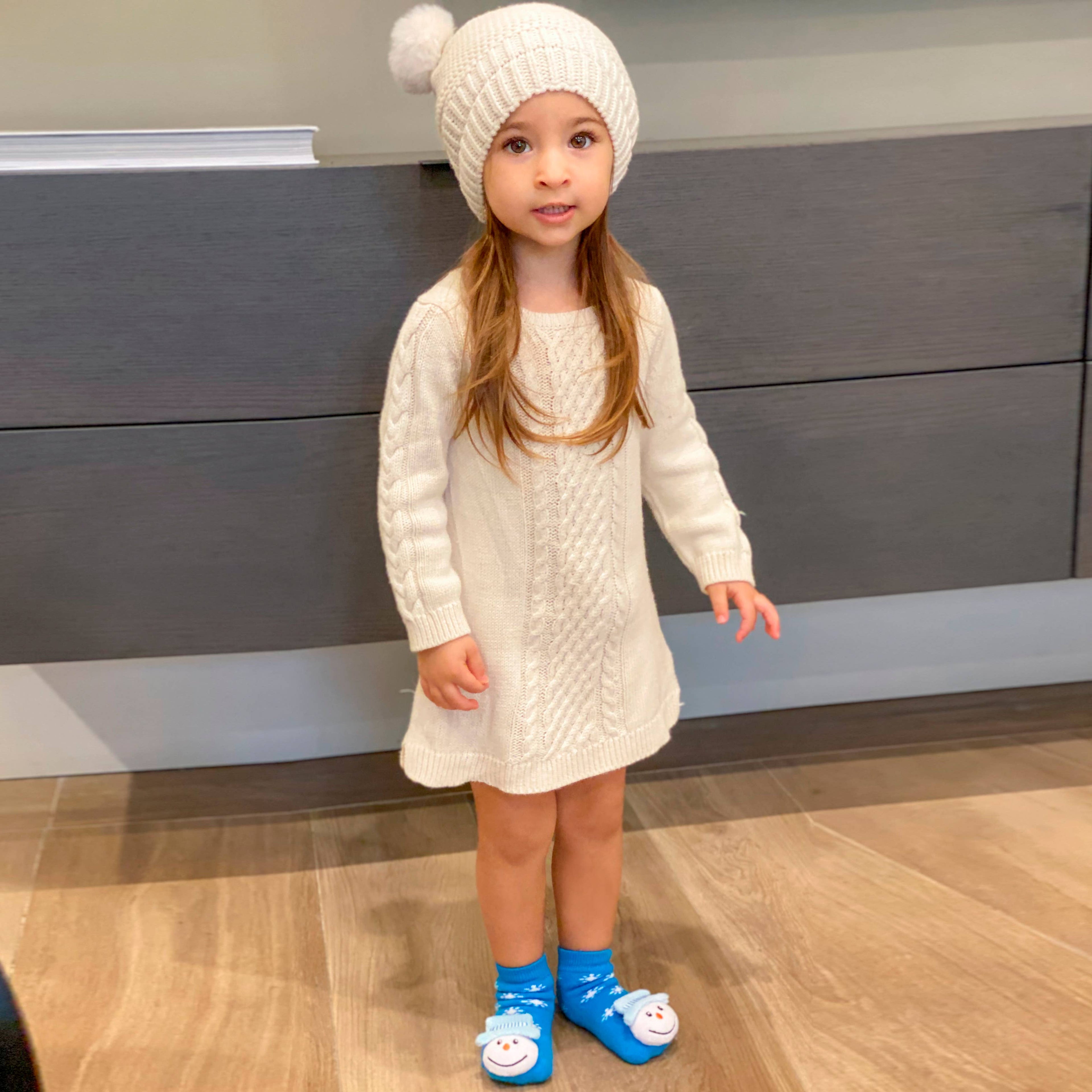 Snowman Christmas Boogie Toes Rattle Socks: 1 - 2 Y