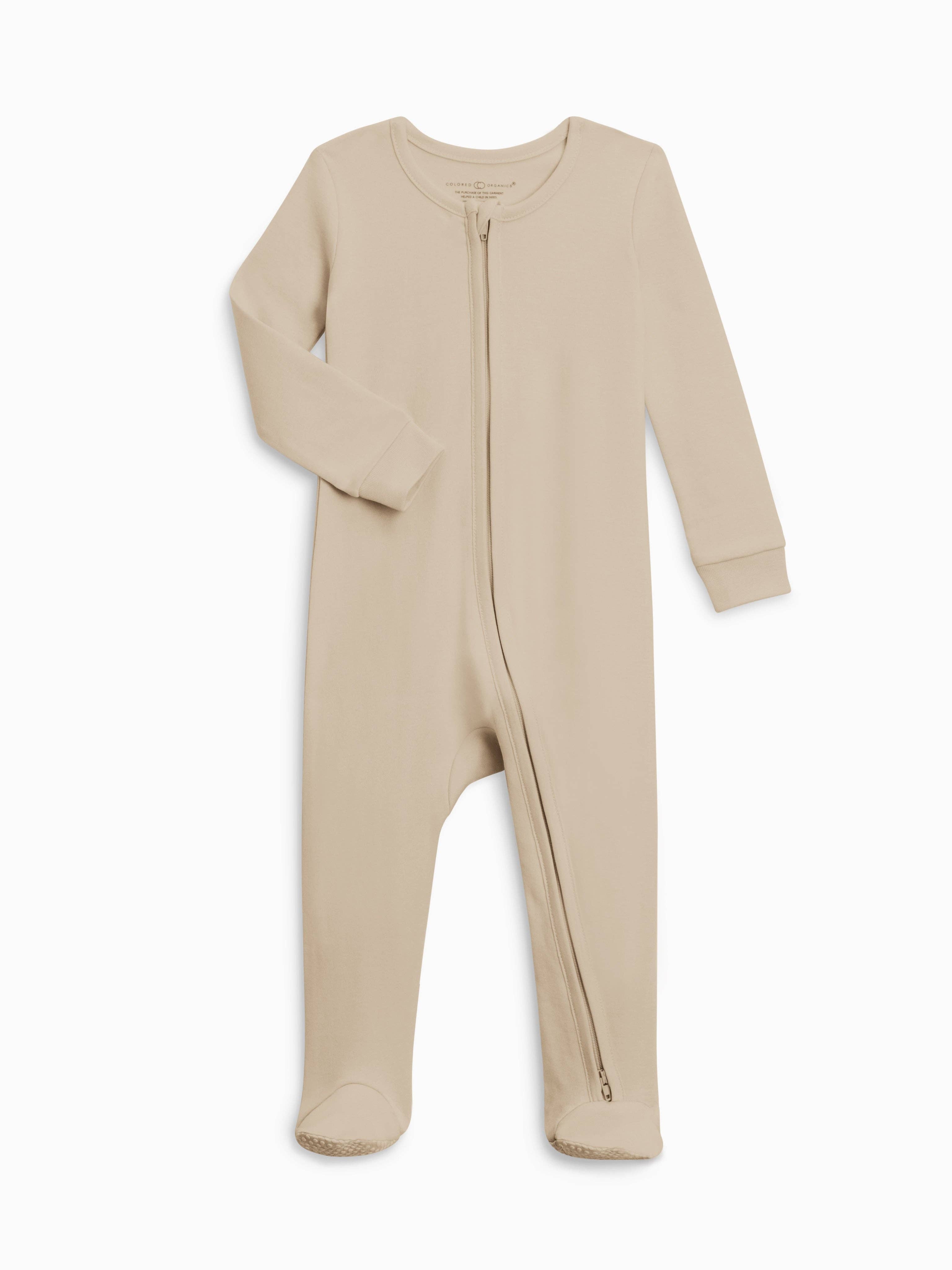 Classic Peyton Zipper Sleeper: Blush / 6-12M